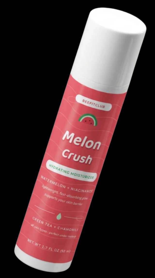 Melon Crush hydrating moisturizer bottle
