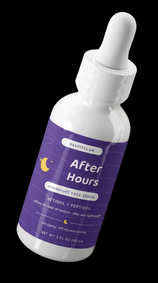 Peptide Serum bottle