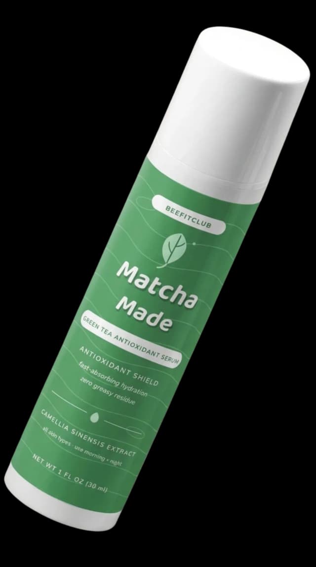 Matcha Made antioxidant serum bottle