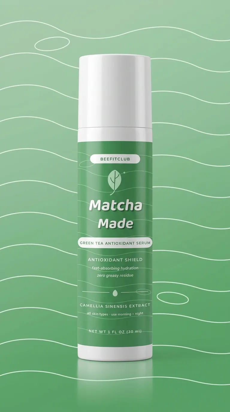 Matcha Made antioxidant serum bottle